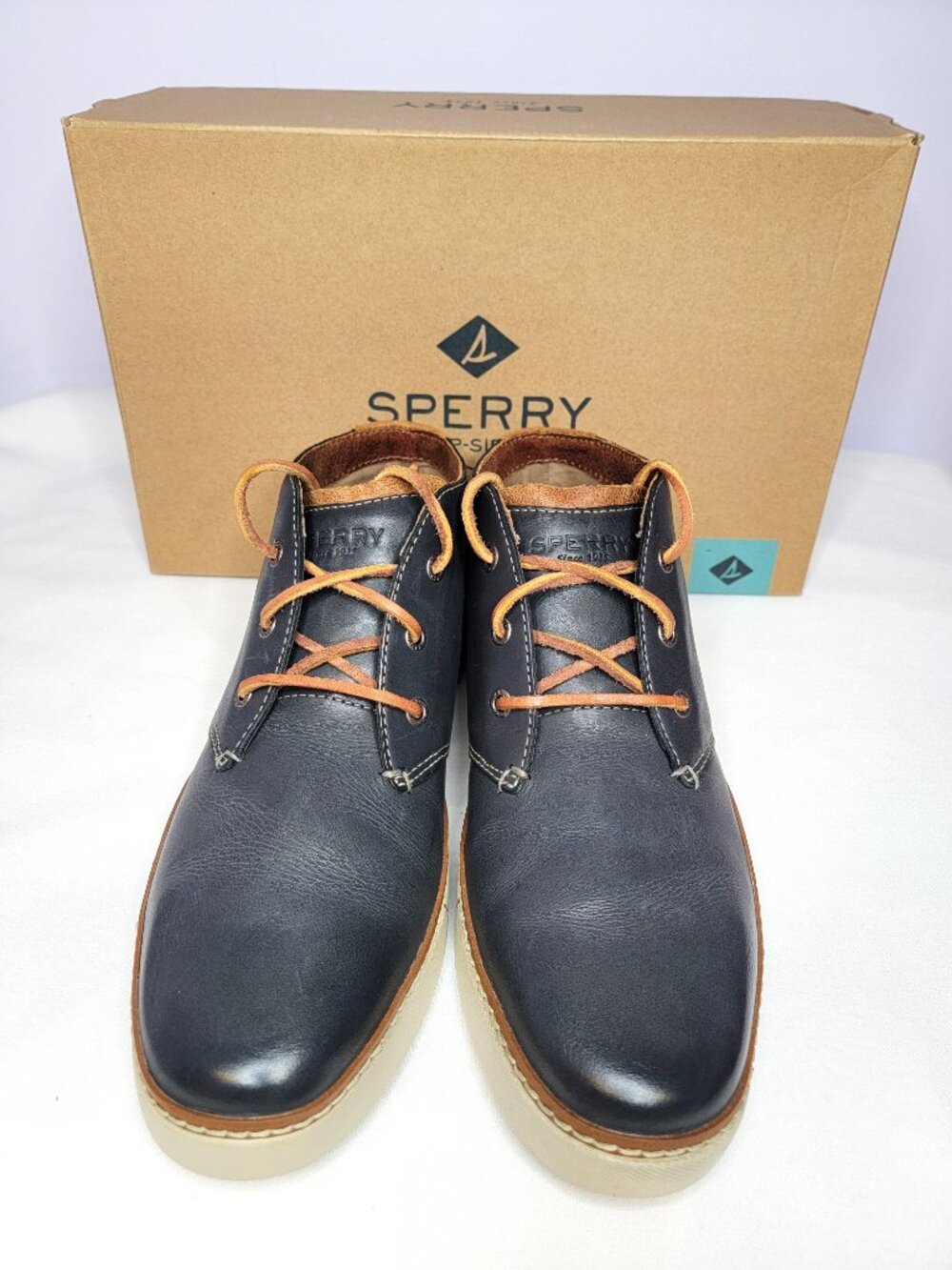 Sperry Top-Sider Men's Clipper Chukka Charcoal Size 10M